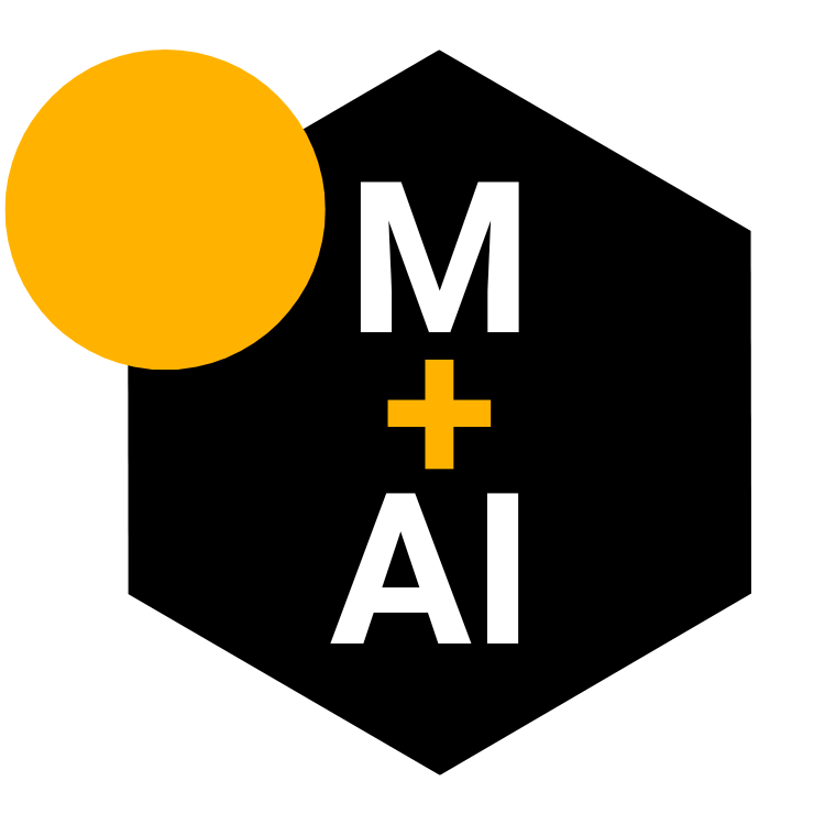 Logo for the media + ai lab at VCU